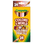 Crayola  Color of the World Skin Tone Colored Pencils Pack of 24